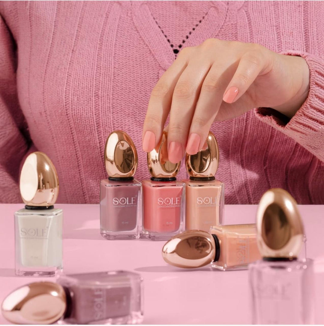 SOLE Nail Polish - 15ml | سول صبغ أظافر شفاف - 15مل
