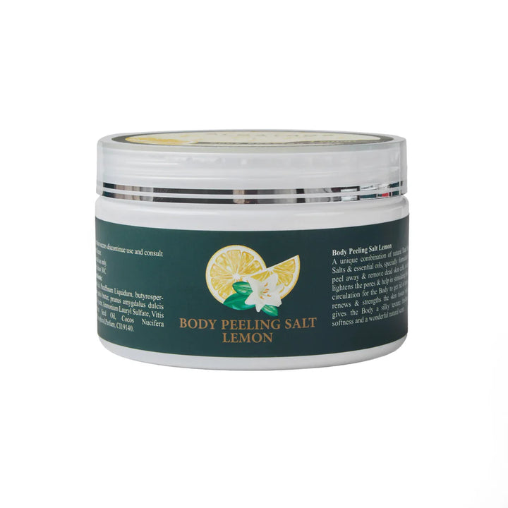 AL BATROS Lemon Body Peeling Salt - 300g | الباتروس ملح تقشير الجسم بالليمون - 300غ