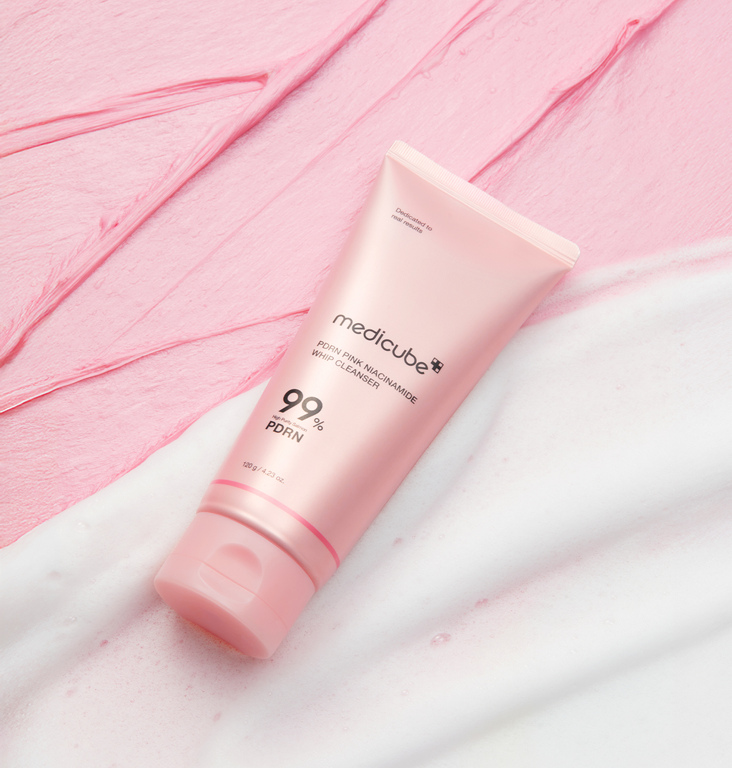 MEDICUBE PDRN PINK NIACINAMIDE WHIP CLEANSER - 120g | ميديكيوب غسول رغوي نياسيناميد وردي - 120غ #4