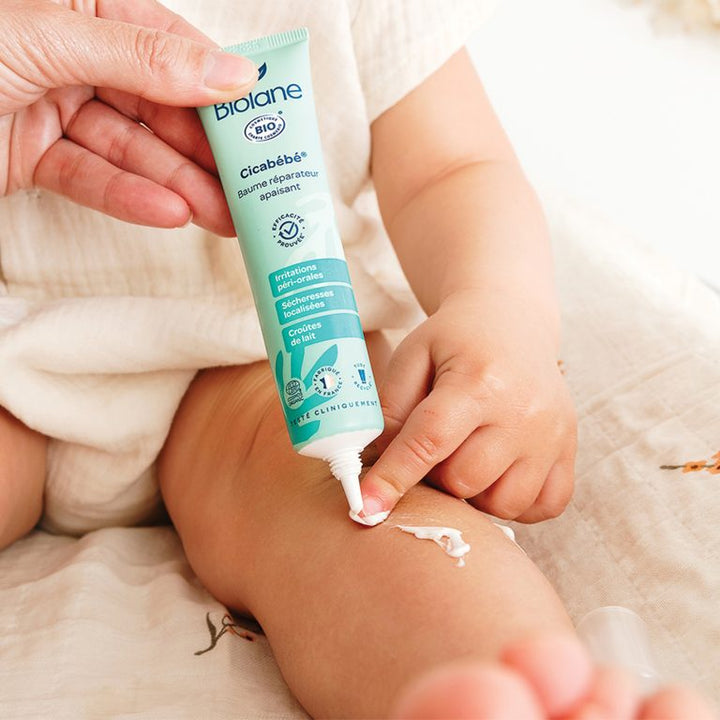 Biolane Organic Cicabebe Balm Restorative & Soothing - 40ml | بايولان كريم لتهدئة وترميم البشرة للأطفال - 40 مل