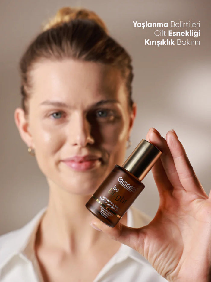dermo skin Be Bright Liposomal Collagen Peptide Complex Serum - 30ml | ديرمو سكين سيروم ببتيدات الكولاجين - 30 مل