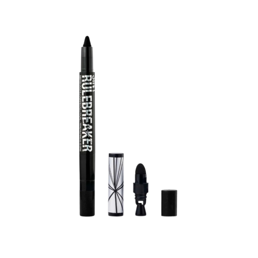 Belloggi Pro Fuller & Faker Eyeliner, a black dual-ended eye pencil with a precision tip and built-in smudging applicator.