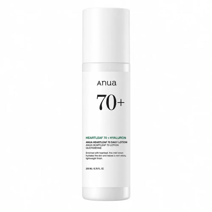 Anua Heartleaf 70+ Hyaluron Daily Lotion - 200ml | أنوا لوشن مرطب بنبات الهارتليف - 200 مل