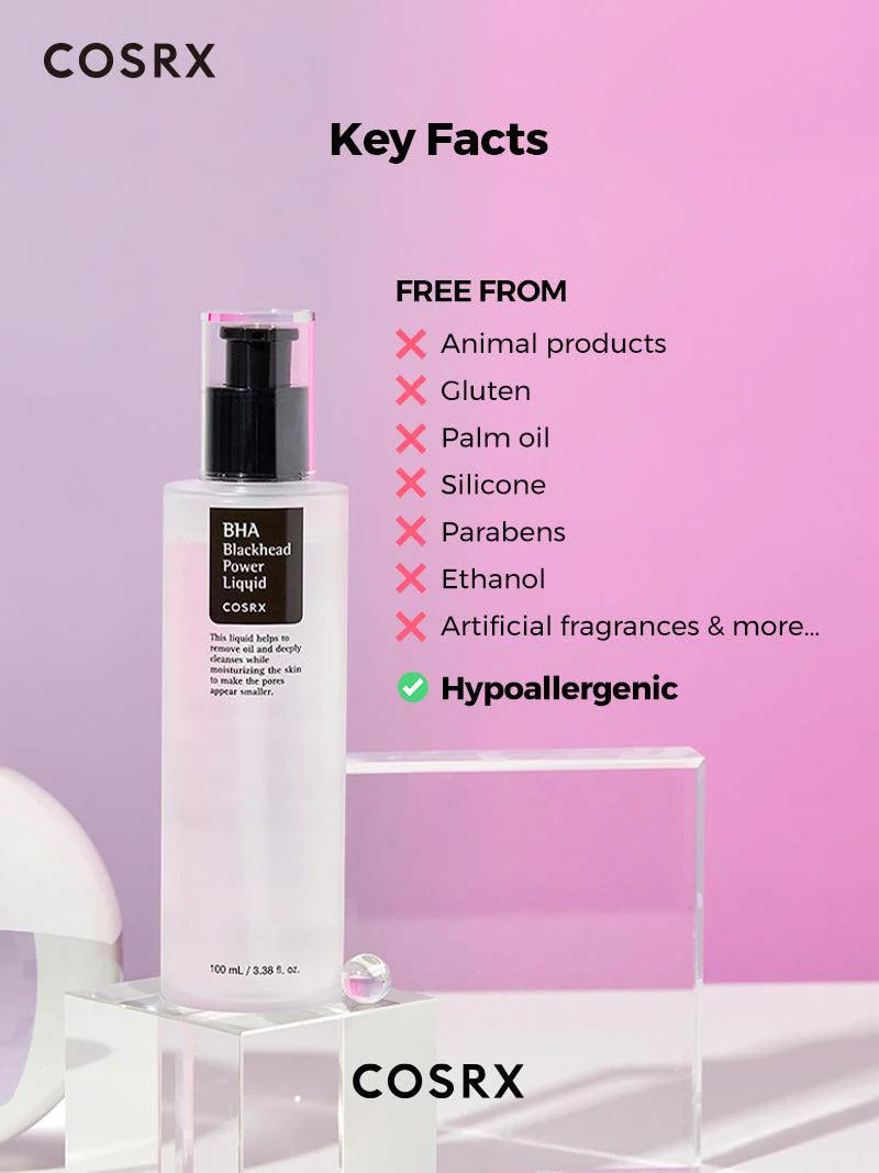 Cosrx BHA Blackhead Power Liquid - 100ml |  كوزركس تونر بحمض البيتا هيدروكس للروؤس السوداء - 100 مل