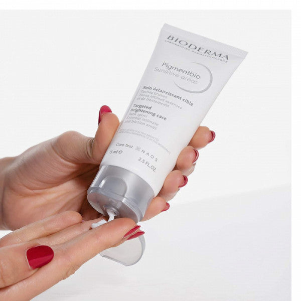 Bioderma Pigmentbio Sensitive Areas - 75ml | بايوديرما كريم لتفتيح المناطق الحساسة - 75 مل