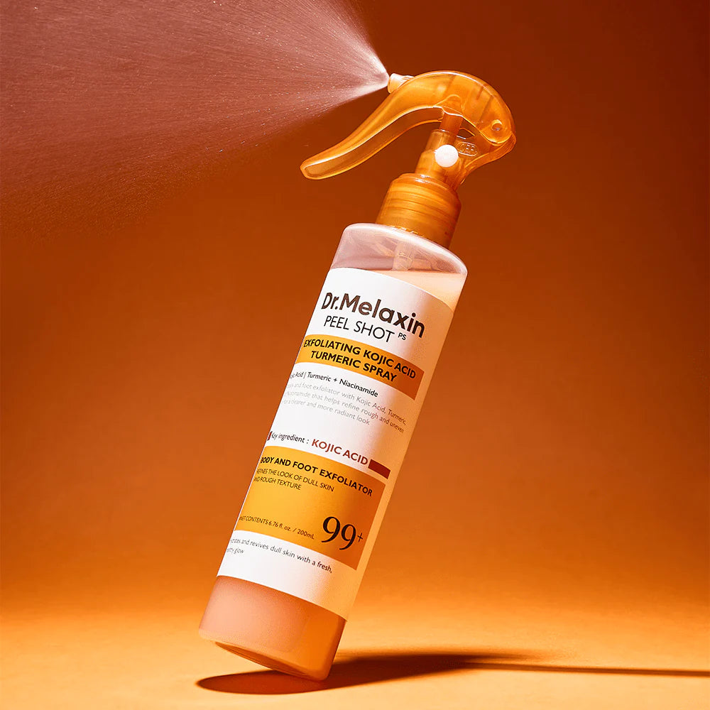 Dr.Melaxin Peel Shot Exfoliating Kojic Acid Turmeric Spray - 200ml | د. ميلكاسين رذاذ تقشير كوجيك أسيد بالكركم - 200مل #1