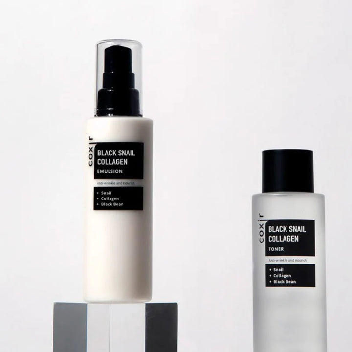 Coxir Black Snail Collagen emulsio - 100ml| كوكسر إيمولشن الحلزون الأسود بالكولاجين-100 مل