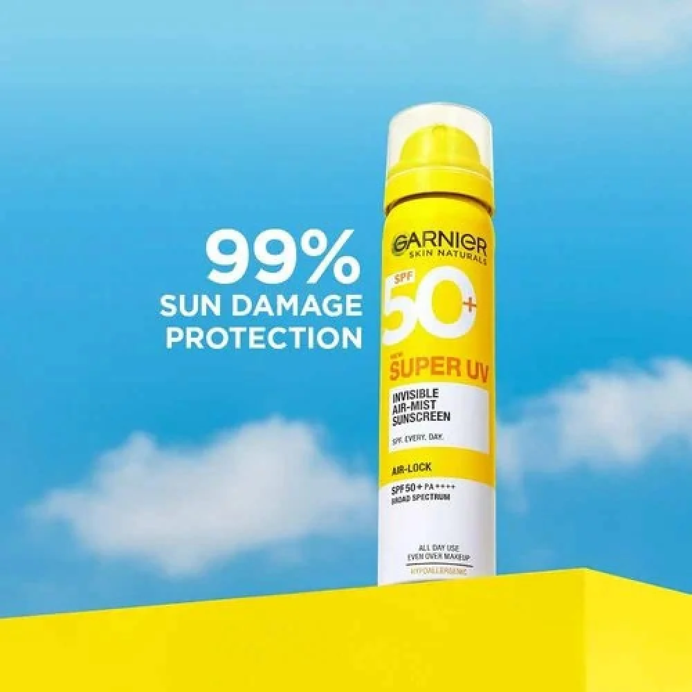 Garnier Super UV Invisible Sunscreen +50 SPF with Vitamin C - 75ml | جارنييه سبراي واقي شمس سوبر UV - 75مل #3
