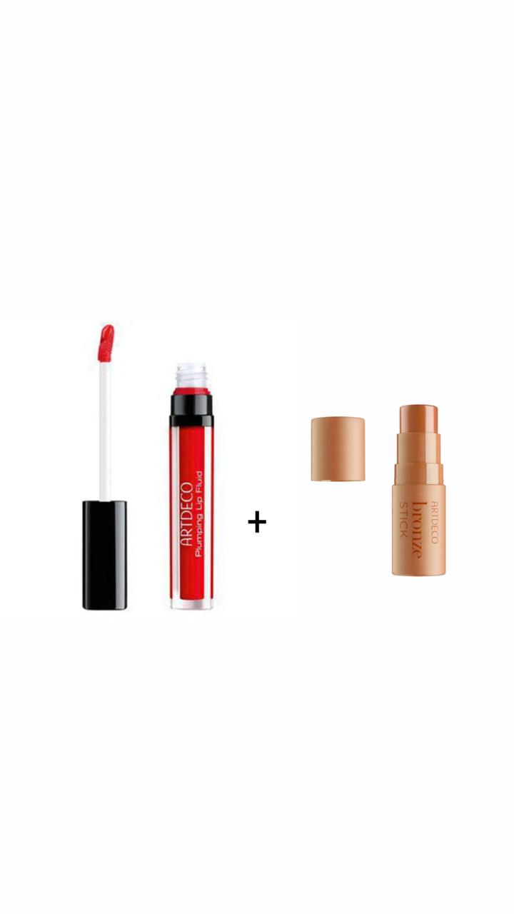 ARTDECO Lip Fluid & Stick | ارديكو سائل شفاه وبلش ستيك