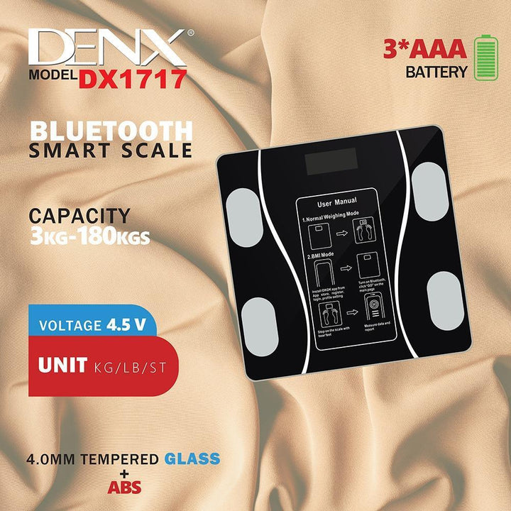 DENX Bluetooth Smart Scale Body Fat | ميزان ذكي #4