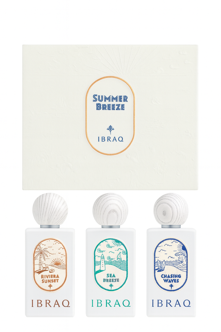IBRAQ Ibrahim Al-Qurashi SUMMER COLLECTION-3 x 10 mL |   مجموعة الصيف ابراهيم القرشي للجنسين  – 3 × 10 مل