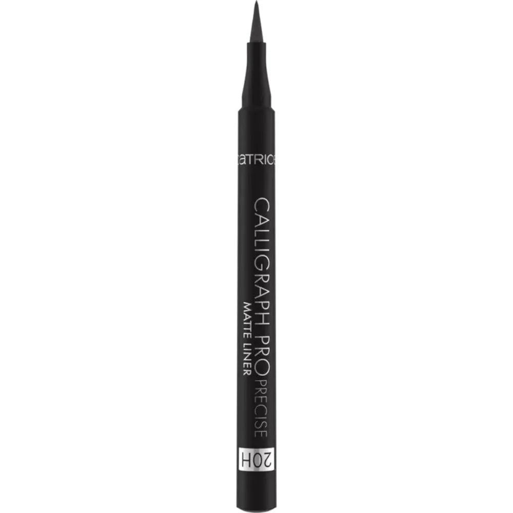 Catrice Eyeliner Calligraph pro Precise 20h Matte Liner -010 Intense Black | كاتريس قلم تحديد عيون جل عالي الدقة يدوم لمدة 20 ساعة مقاوم للماء رقم. 010 - شديد السواد