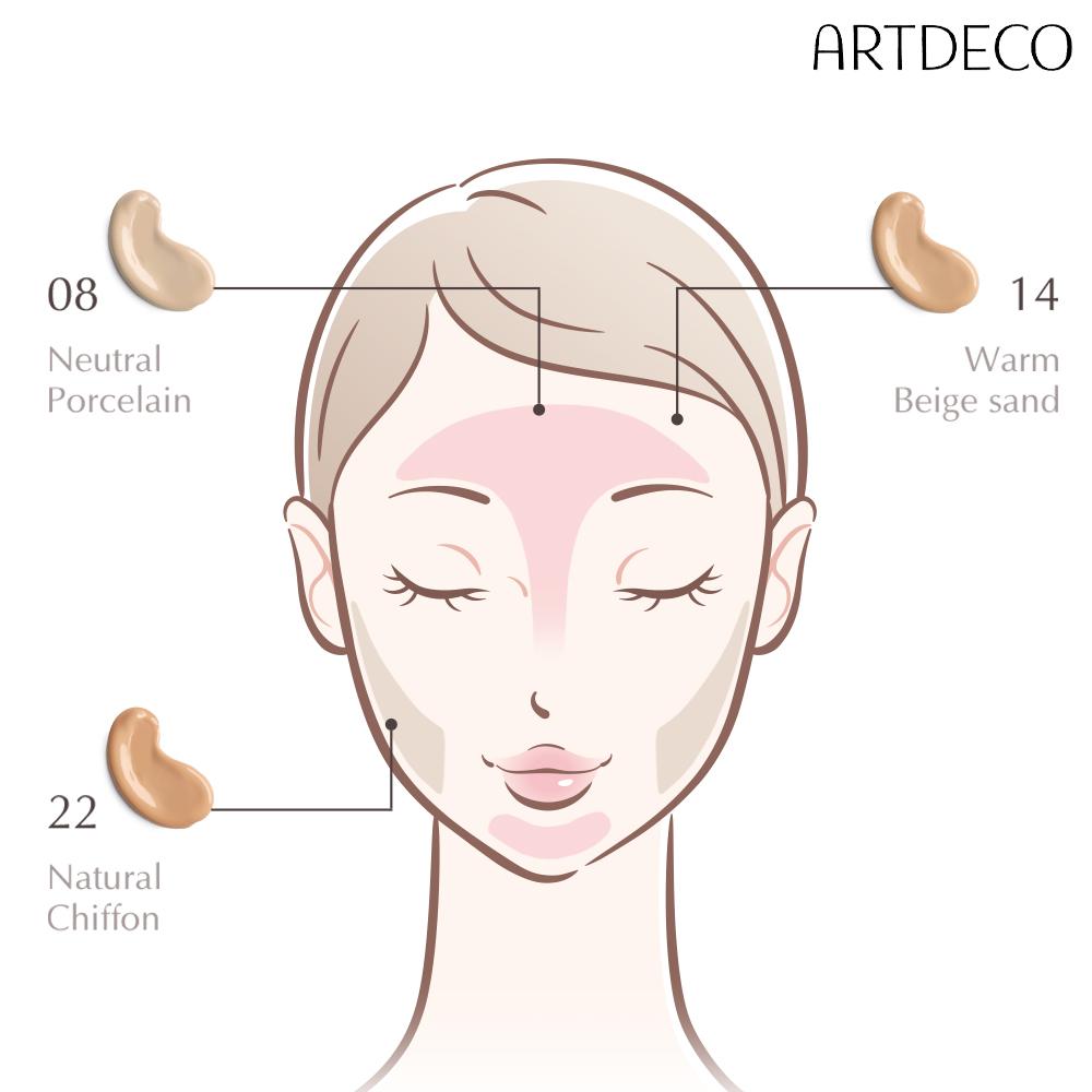 Artdeco Light Luminous Foundation - 25ml | ارديكو كريم أساسا تغطية خفيفة