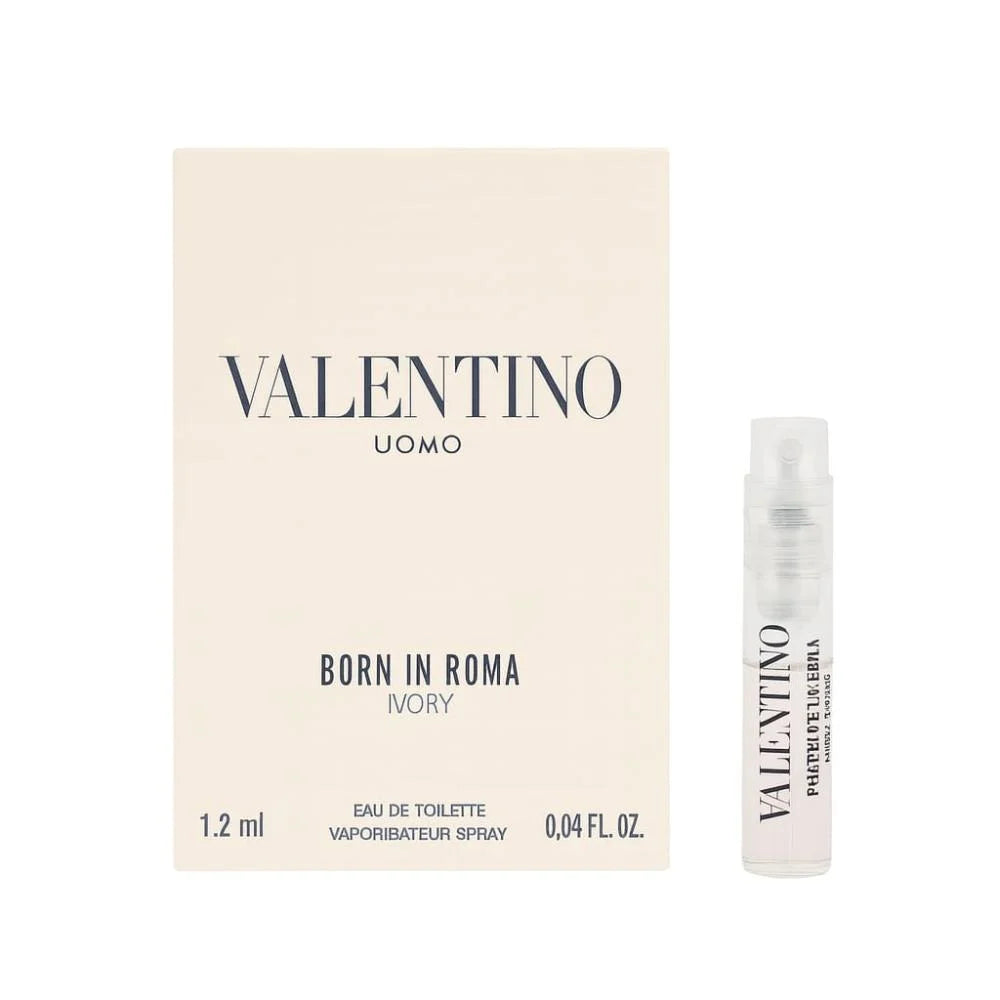 VALENTINO Sample Uomo Born in Roma Ivory EDT 1.2 ML  |  عينة عطر فالنتينو اومو بورن إن روما ايفوري للرجال 1.2 مل