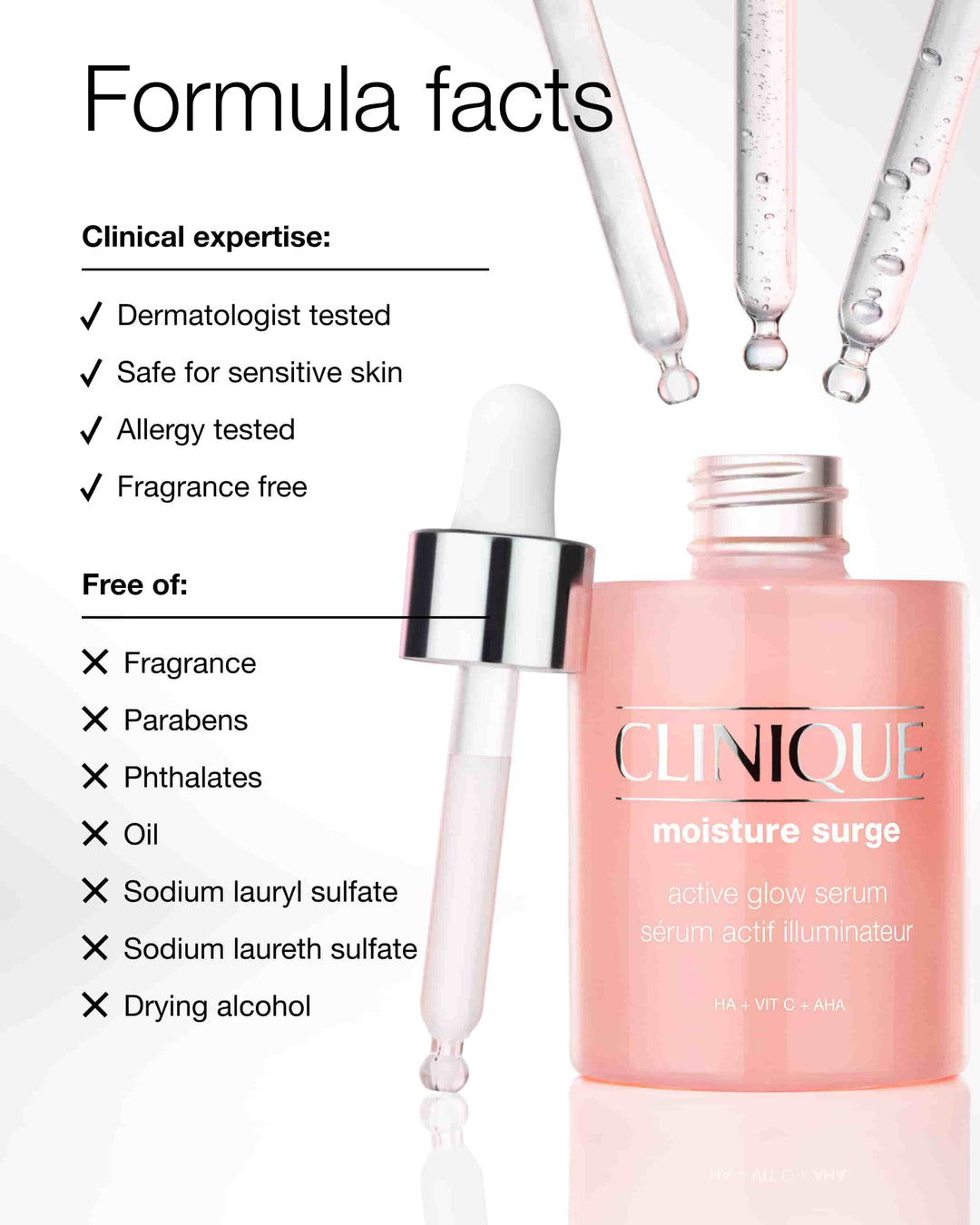 Clinique Moisture Surge Active Glow Serum - 30ml | كلينك سيروم للوجه مرطب اكتيف غلو - 30مل