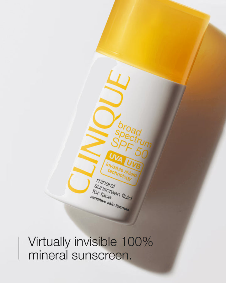 Clinique SPF 50 Mineral Sunscreen Trio Set - 50ml | كلينك مجموعة واقي الشمس المعدني الثلاثية SPF 50 - 50 مل