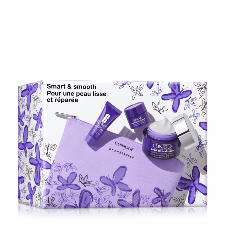 Clinique Smart Smart & Smooth SET | كلينك مجموعة العناية بالوجه سمارت اند سموث