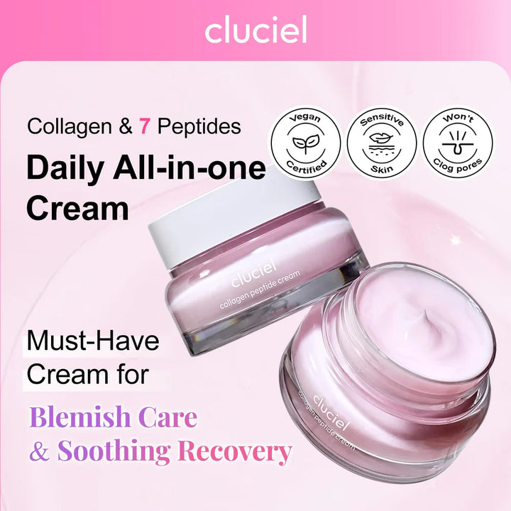 cluciel Collagen Peptide Cream - 50ml | كلوسيل كريم كولاجين وببتيدات - 50مل