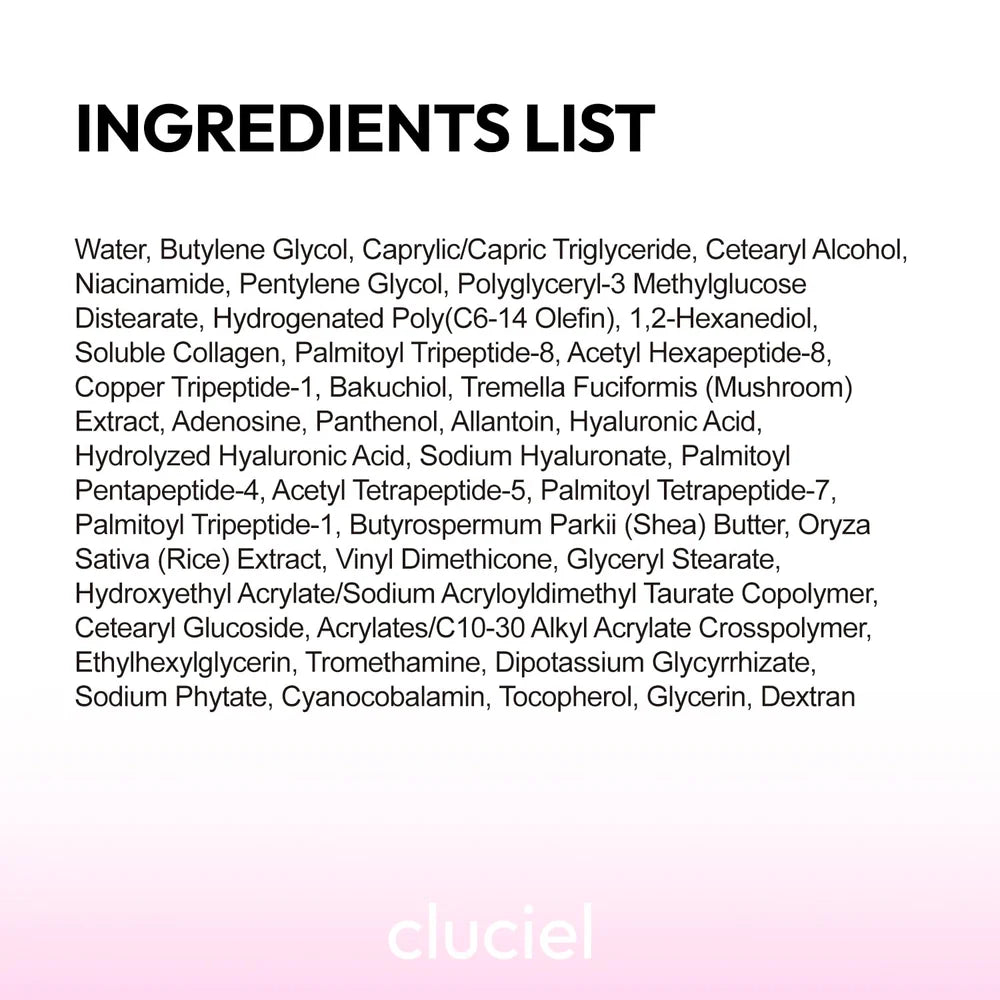 cluciel Collagen Peptide Cream - 50ml | كلوسيل كريم كولاجين وببتيدات - 50مل