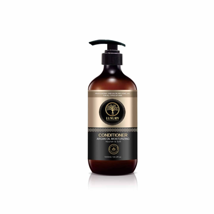 LUXURY Argan Oil Moisturizing Nourish & Soft Conditioner - 1000ml  | بلسم مرطب ومغذي وناعم بزيت الأرغان - 1000 مل