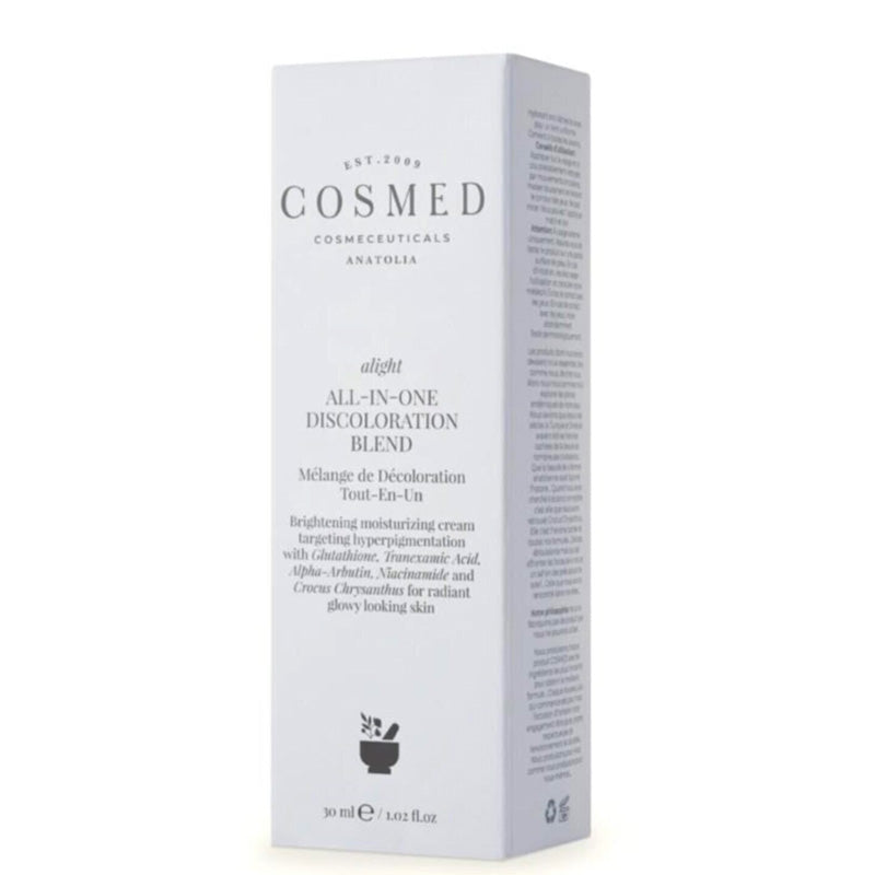 Cosmed All IN ONE Discoloration Blend Brighteting Cream - 30ml | كوزميد كربم لتفتيح البشرة - 30 مل
