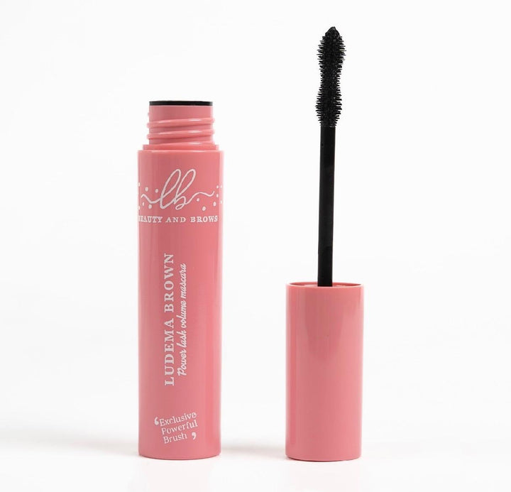 LUDEMA BROWN Bomb Super Length Mascara Power Lash Volume - 9.5g | لوديما براون ماسكارا مطزلة للرموش - 9.5 غرام
