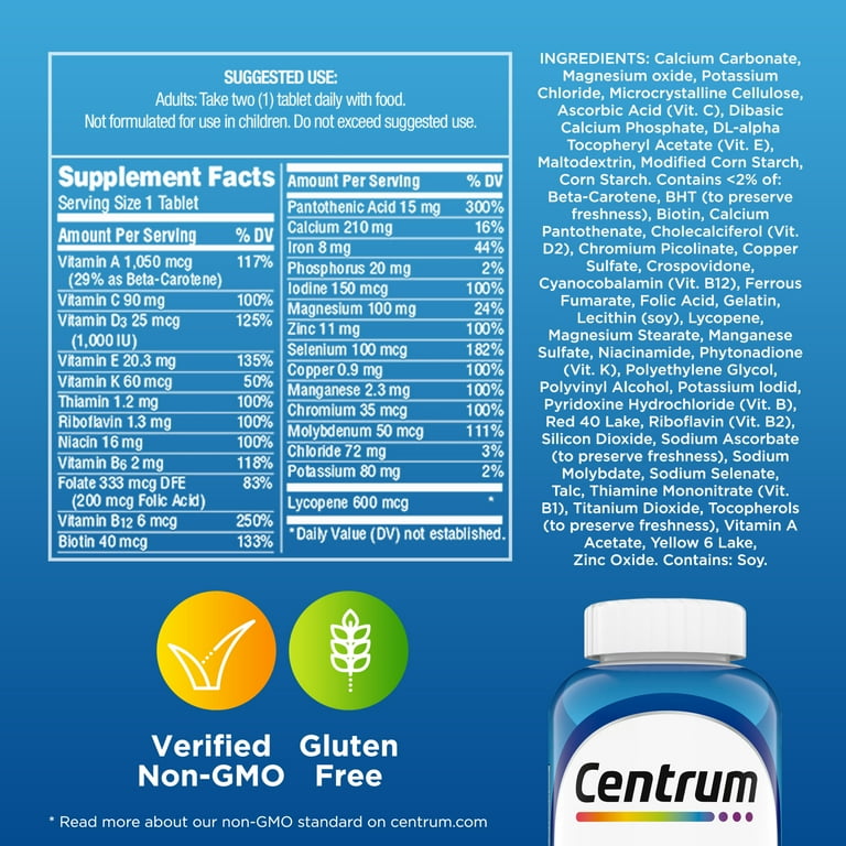 Centrum dietary supplement for men - 100 tablets | سنتروم للرجال 100 ملغ - 100 قرص #5