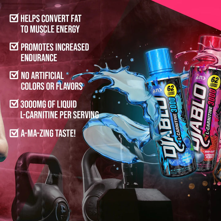 ANS Diablo Liquid Carnitine 300 - 473ml | ايه ان اس ديابلو شراب الكارنتين 300 - 473 مل