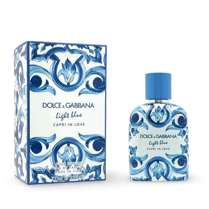 DOLCE & GABBANA Light Blue Capri in Love for Men EDP 100ml | عطر دولتشي آند غابانا لايت بلو كابري ان لوف للرجال 100 مل