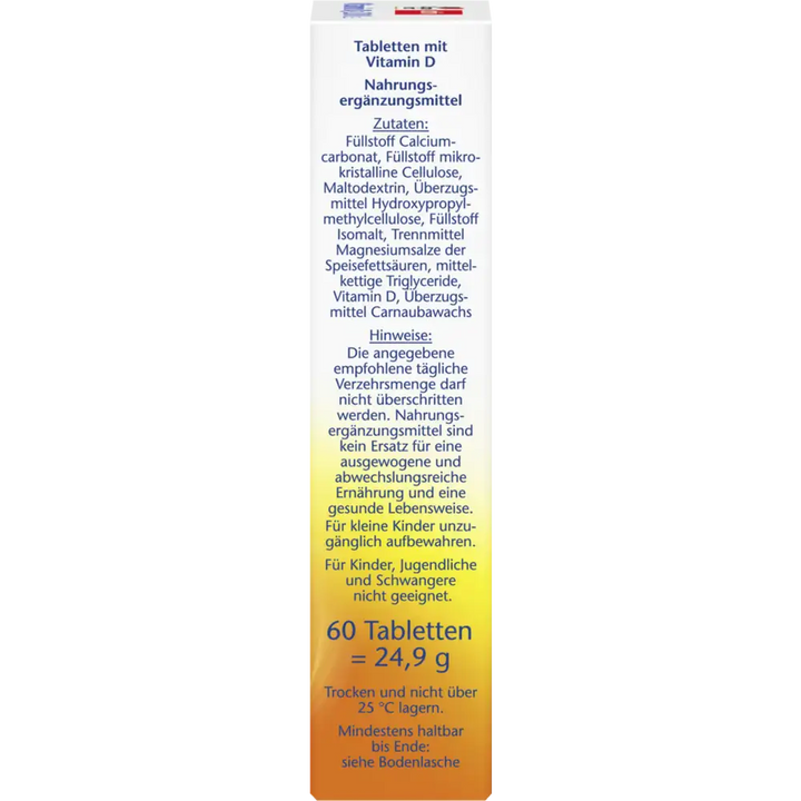 Doppelherz aktiv Vitamin D3 2000 - 60 Mini Tabletten| دوبل هيرز أكتيف فيتامين D3 2000 - 60 قرص صغير