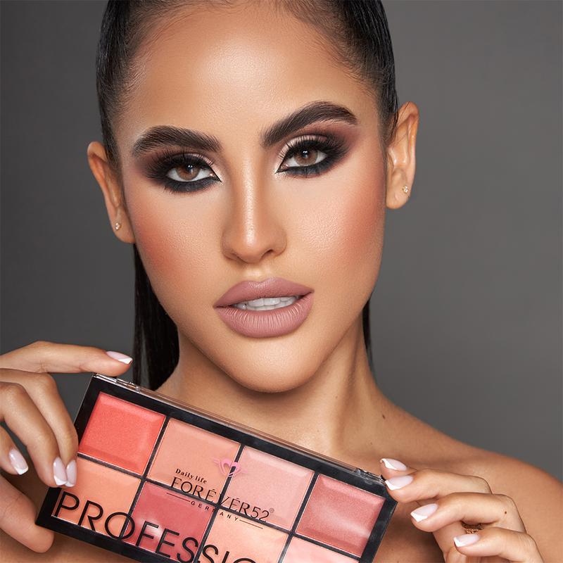 FOR EVER52 Spotlight 8 Color Blusher Palette - 36g | فوريفر 52 باليت بلشر محترف - 36غ #3