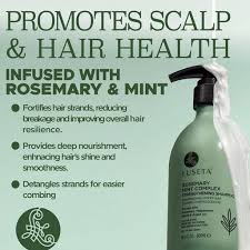 LUSETA Rosemary Mint Complex, Strengthening Shampoo - 500ml | لوسيتا شامبو اكليل الجبل المقوي - 500 مل