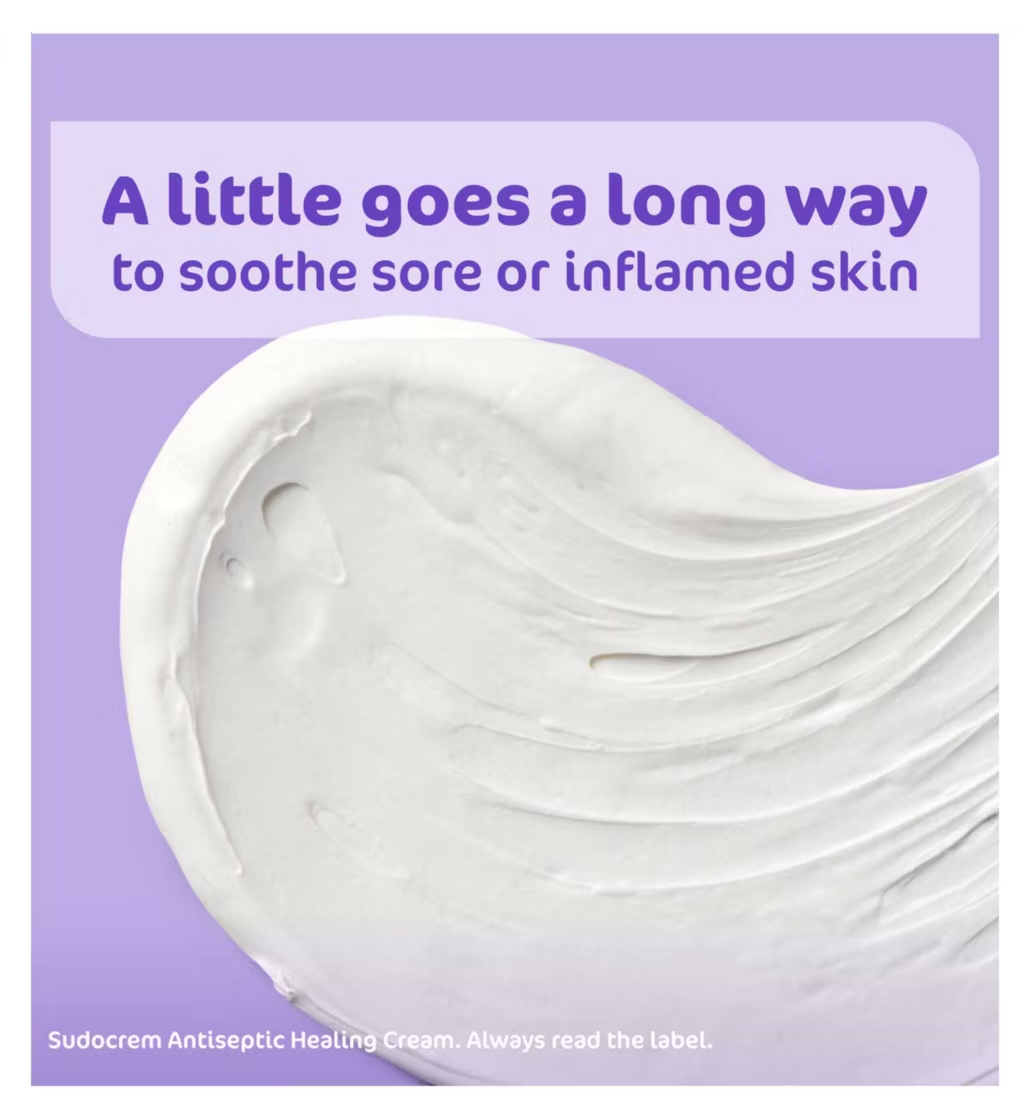 Sudocrem Antiseptic Healing Nappy Cream - 125g | كريم سودوكريم المطهّر لالتئام طفح الحفاض – 125 جم