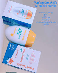 Madam Coachella Sunblock Cream Spf50 - 55ml | مدام كوتشيلا كريم واقي شمسي spf50 - 55 مل