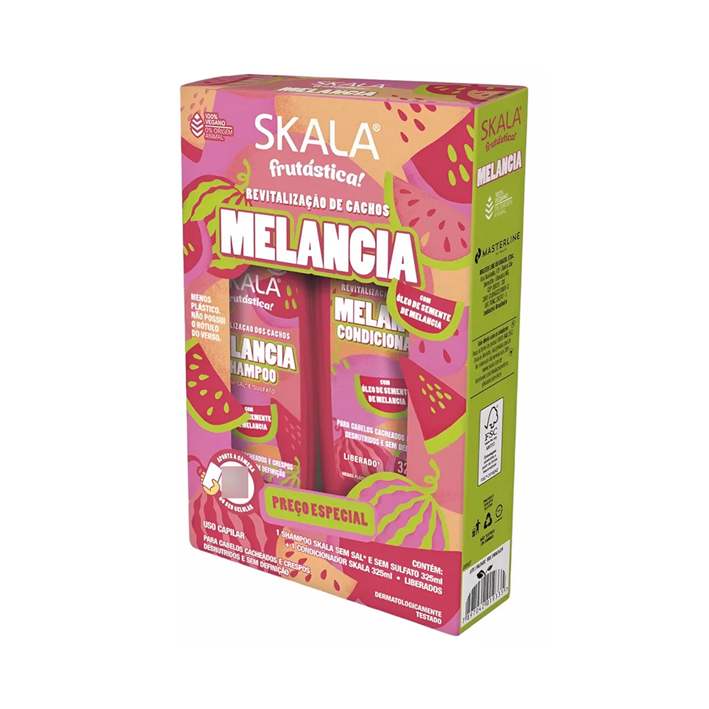 Skala Frutastica Watermelon Shampoo & Conditioner Kit - 325ml | سكالا شامبو وبلسم تجديد تجاعيد بطيخ - 325مل #1