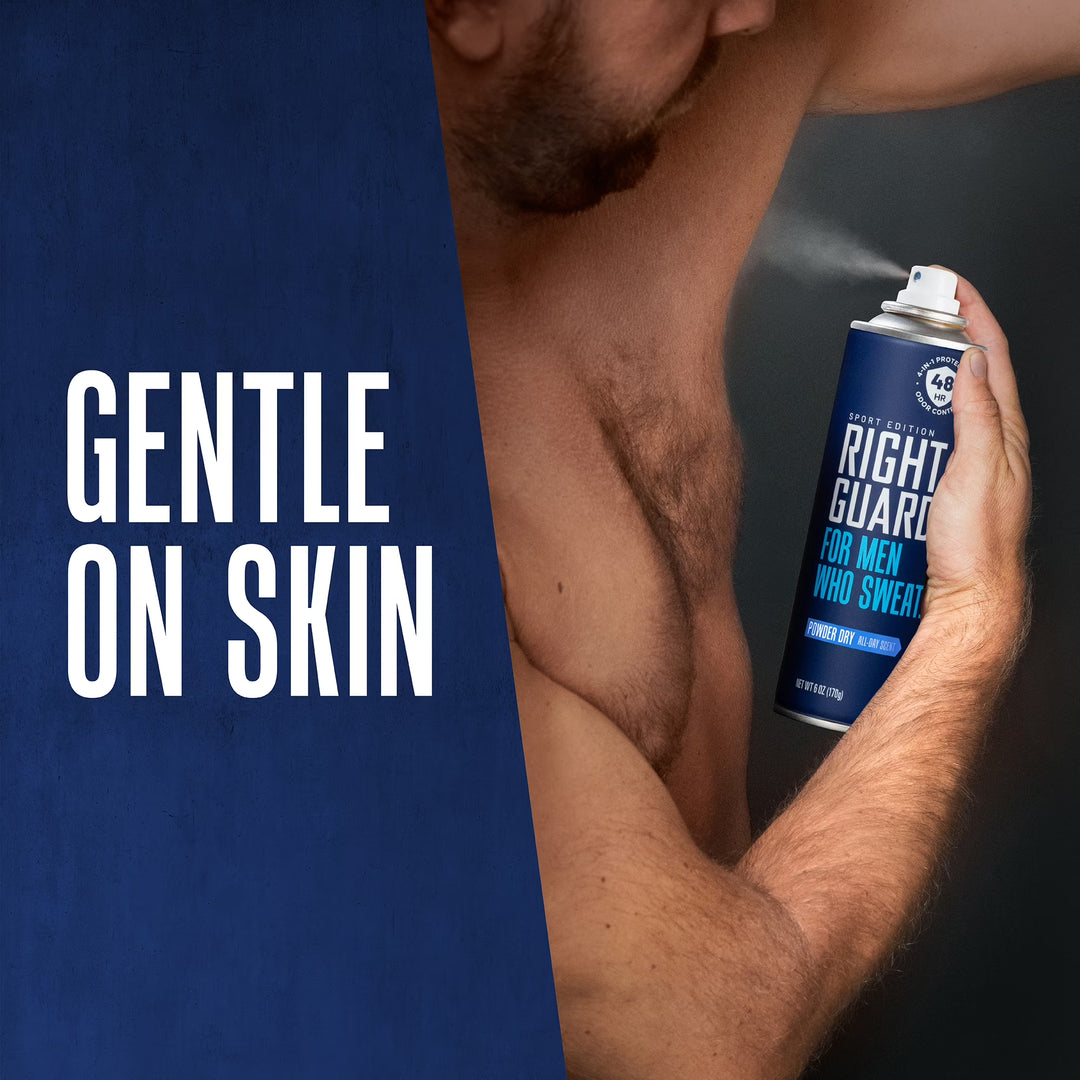 Right Guard Sport For Men Who Sweat Powder Day - 170g | رايت جارد سبورت للرجال الذين يتعرقون – بودرة داي – 170 جرام