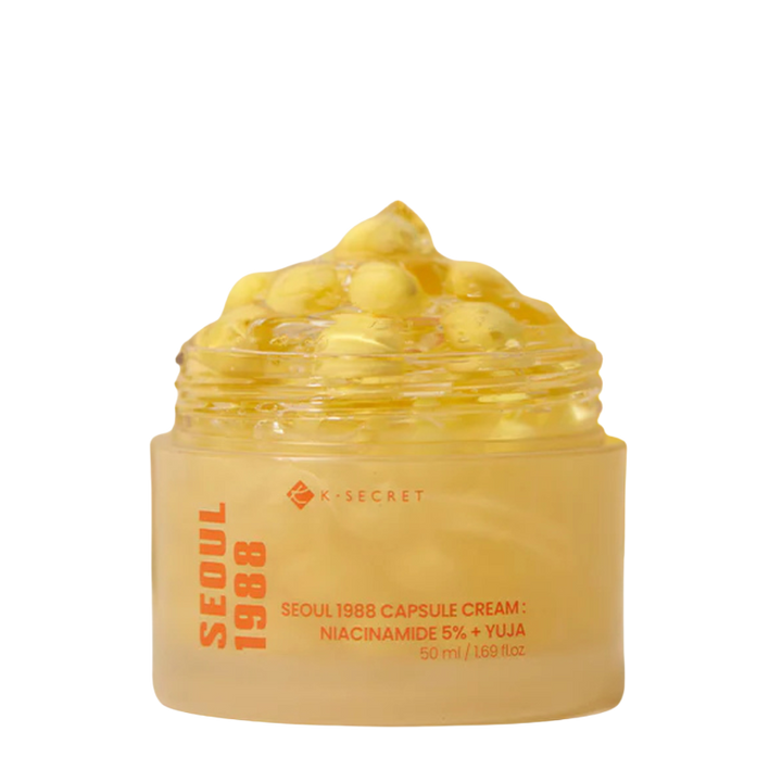 K-SECRET SEOUL 1988 CAPSULE CREAM NIACINAMIDE 5%+ YUJA - 50ml | سيول 1988 كريم كبسولة نياكيناميد 5% + يوجا - 50مل #3