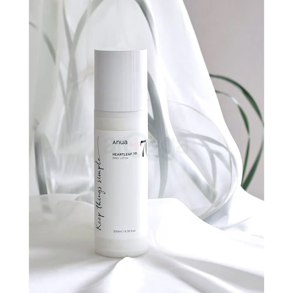 Anua Heartleaf 70+ Hyaluron Daily Lotion - 200ml | أنوا لوشن مرطب بنبات الهارتليف - 200 مل