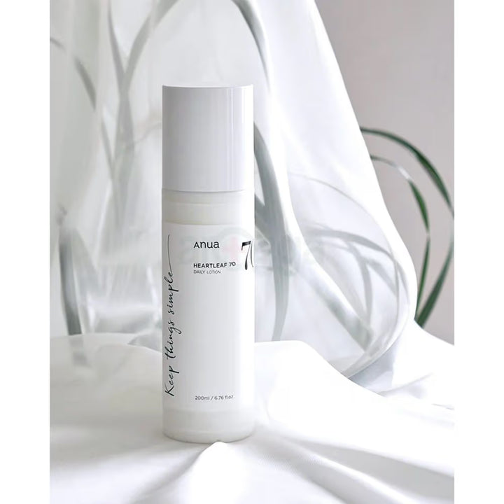Anua Heartleaf 70+ Hyaluron Daily Lotion - 200ml | أنوا لوشن مرطب بنبات الهارتليف - 200 مل