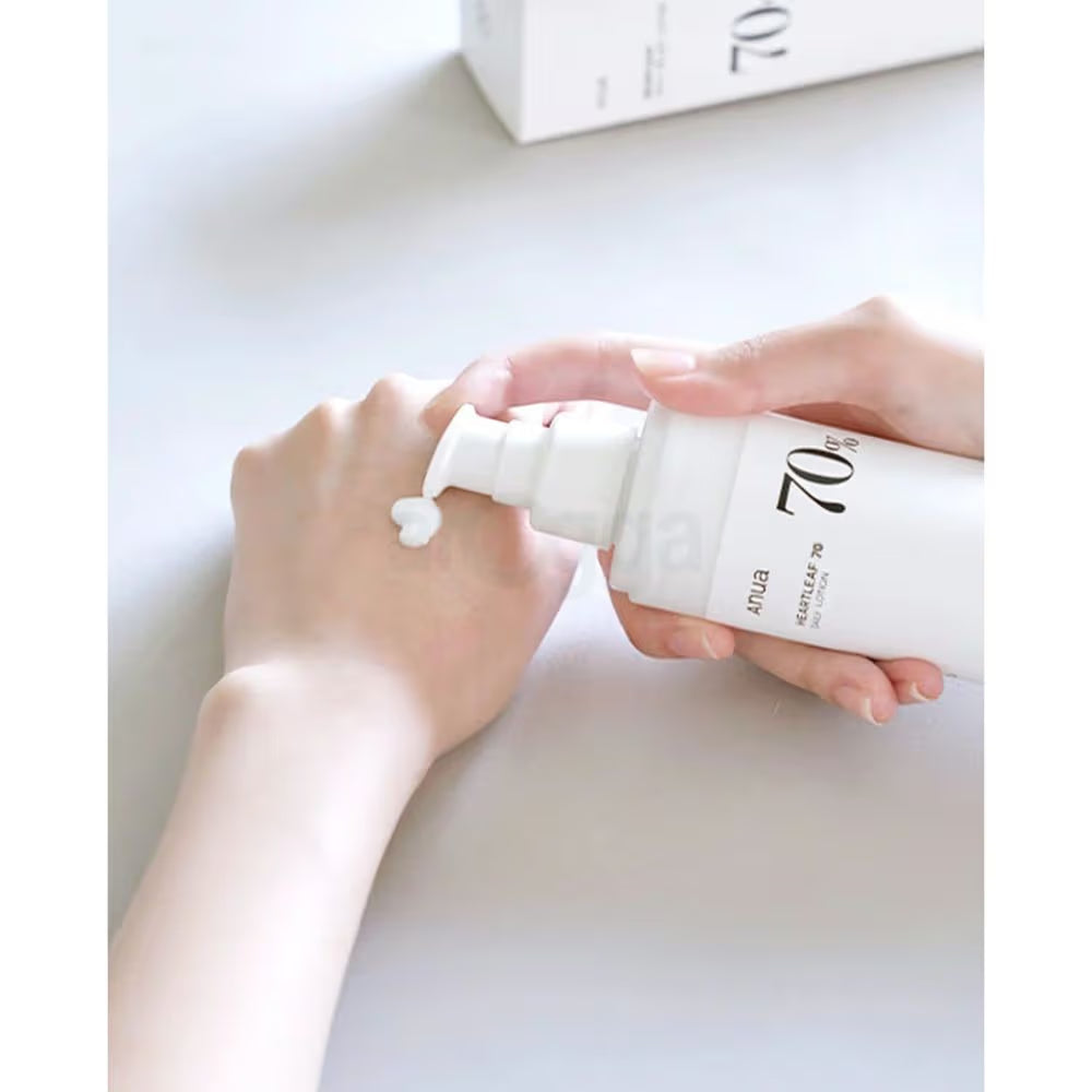Anua Heartleaf 70+ Hyaluron Daily Lotion - 200ml | أنوا لوشن مرطب بنبات الهارتليف - 200 مل