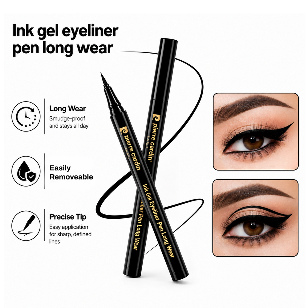 Pierre Cardin Ink Gel Eyeliner Pen Wear - 1ml | بيير كارديان قلم تحديد عيون جل - 1مل #1