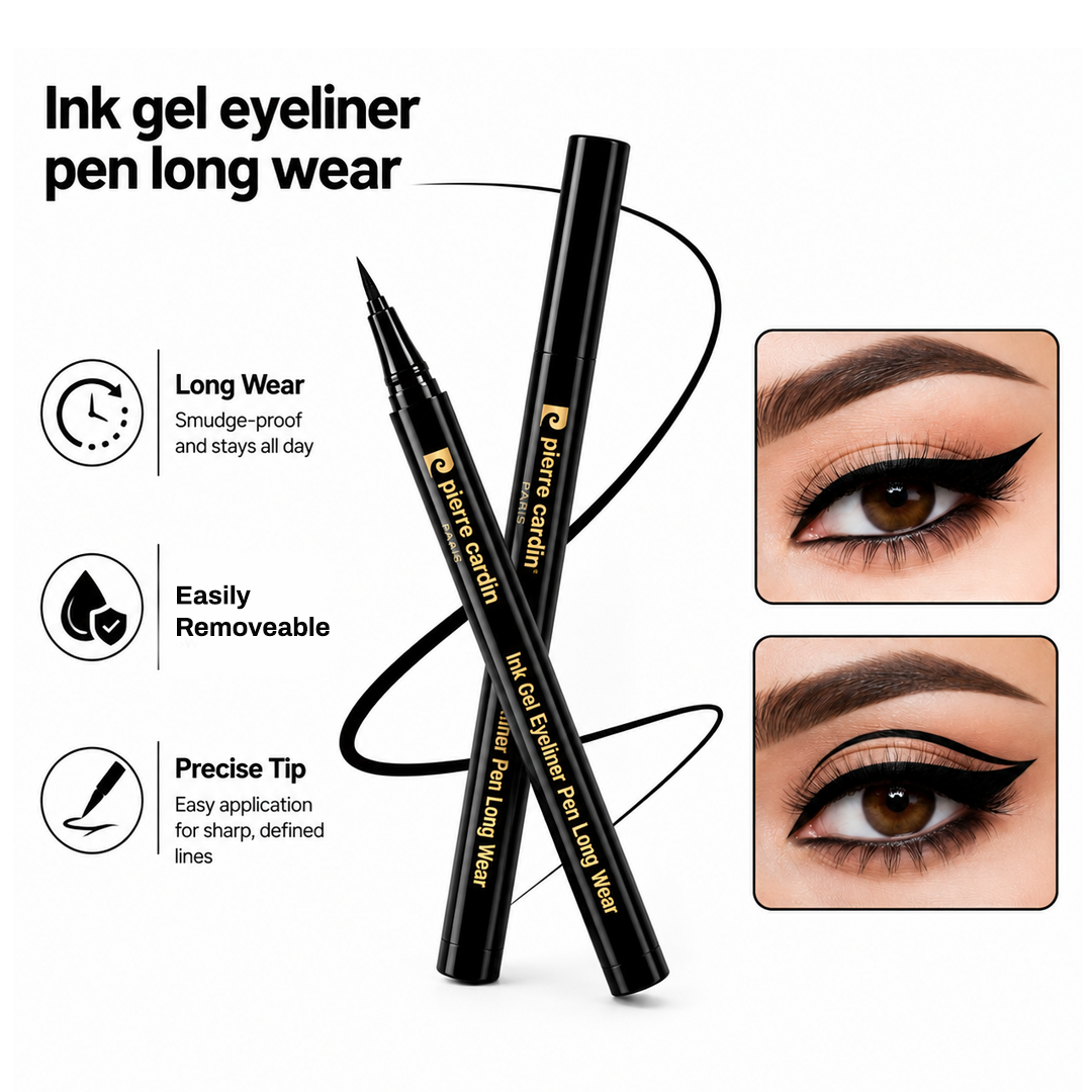 Pierre Cardin Ink Gel Eyeliner Pen Wear - 1ml | بيير كارديان قلم تحديد عيون جل - 1مل #1