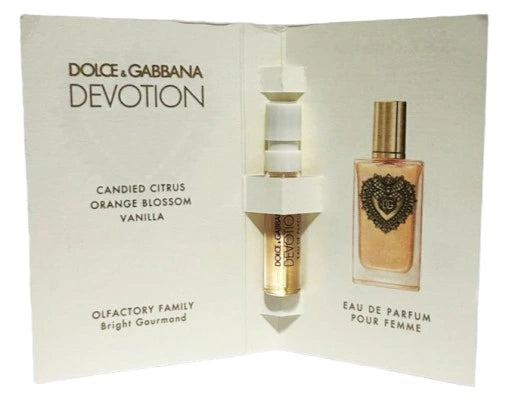 DOLCE & GABBANA Sample  Devotion EDP  - 1.5ml | عينة عطر دولتشي آند غابانا ديفوجن  نسائي- 1.5 مل