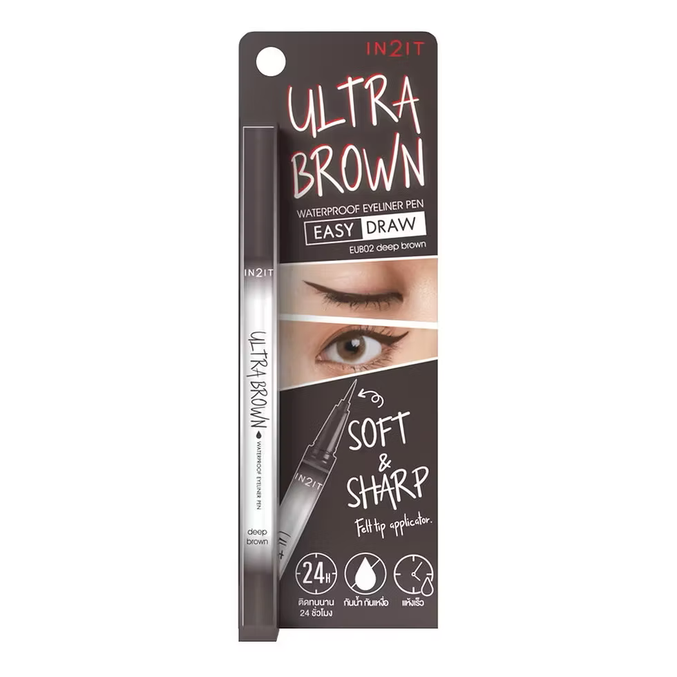 IN2IT Waterproof Eyeliner Pen - 0.7g | ان تو ات اي لاينر ووتر بروف - 0.7غ