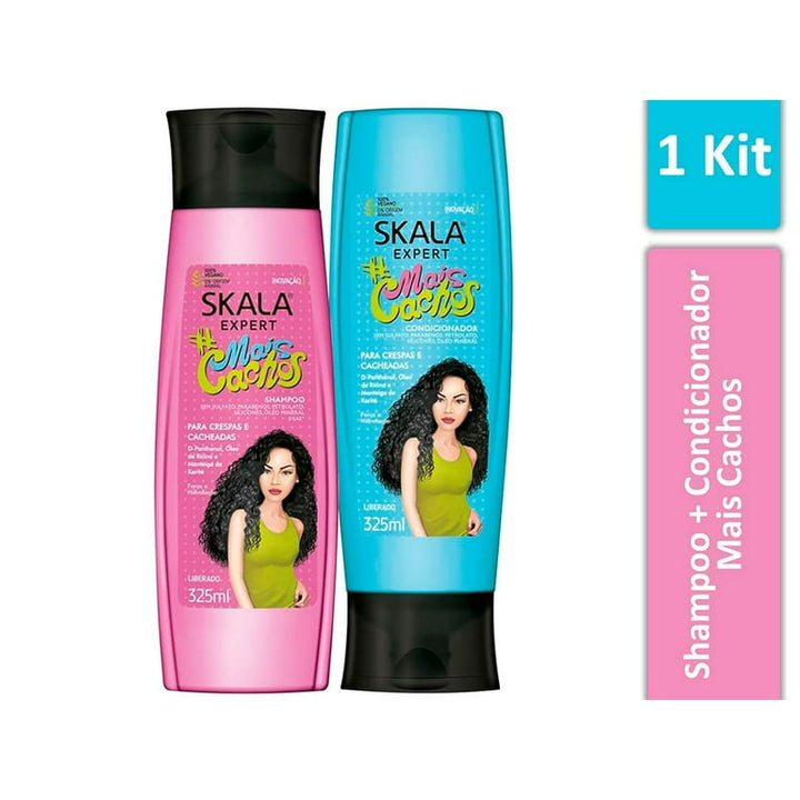 Skala Mais Cachos Shampoo & condicionador Set 2 PCS - 325ml | سکالا شَامبو ماس كاشو - 325مل #3