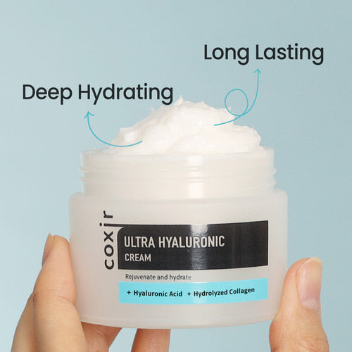 coxir Ultra Hyaluronic Face Cream - 50ml | كوكسر كريم مرطب للوجه بالهيالورونيك اسيد - 50 مل