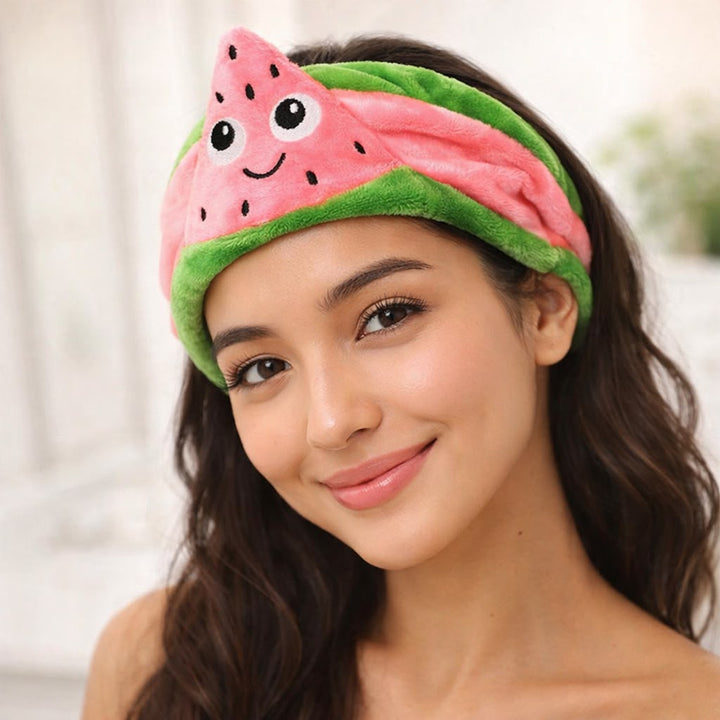 DOLCE MILK Green & Pink Hair Band | دولتشي ميلك ربطة شعر باللونين الأخضر والوردي