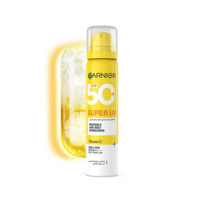 Garnier Super UV Invisible Sunscreen +50 SPF with Vitamin C - 75ml | جارنييه سبراي واقي شمس سوبر UV - 75مل #1