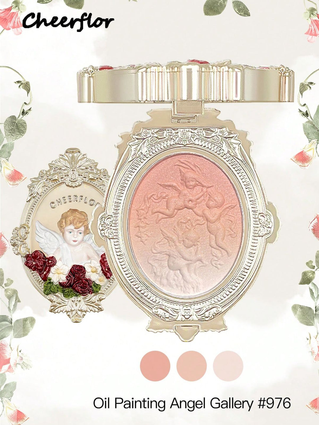 CHEERFLOR Cheeks Powder Blush - 6.5g | شيرفلور بلاش - 6.5 غ