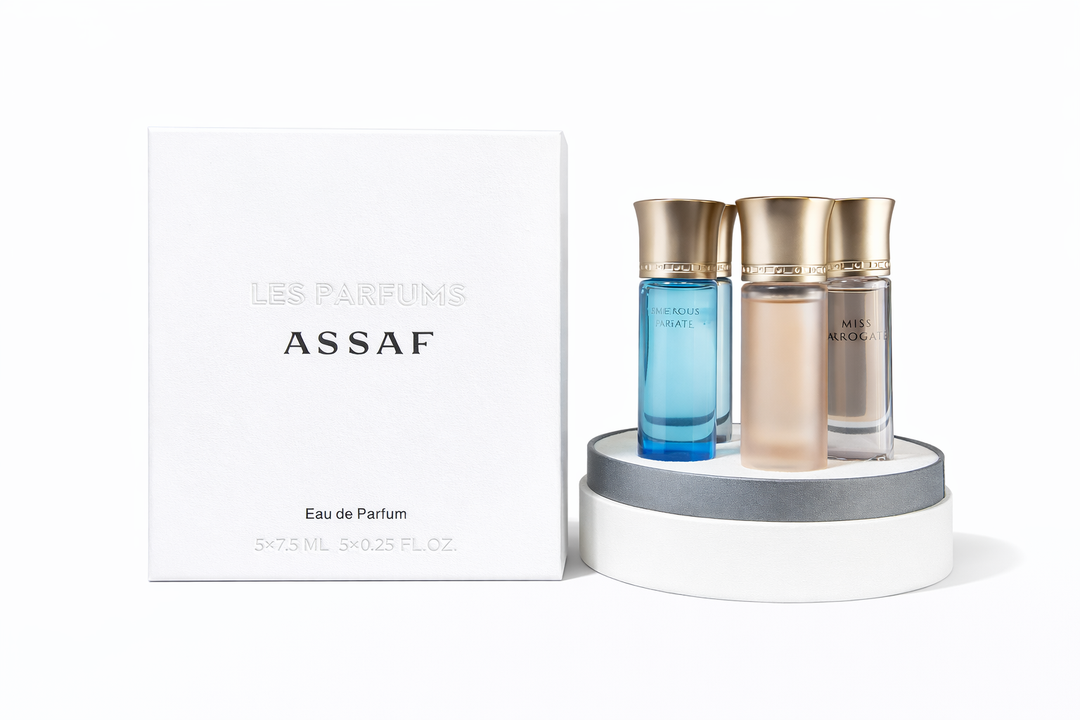 ASSAF Les Parfums Set   5*7,5 ml |  عساف سيت ميني ليست برفامز للنساء   -  5*7,5   مل